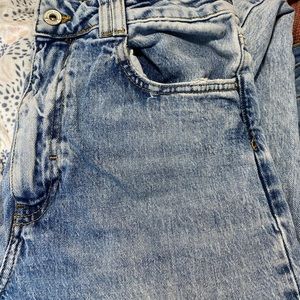 Straight leg acid wash jeans | Zara